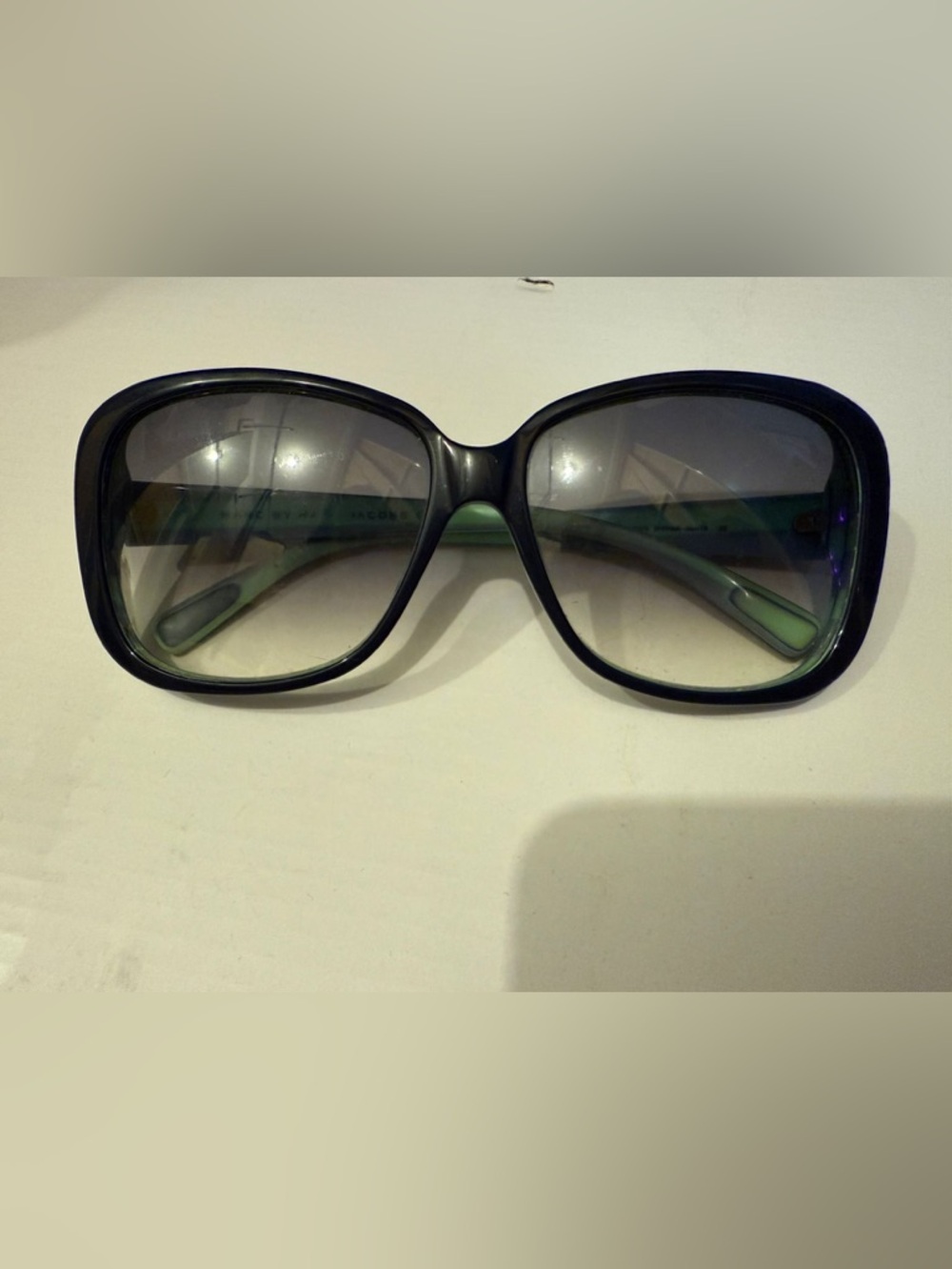 Marc by Marc Jacobs Sunglasses Green Gradient Oversized Chic Frames - Picture 3 of 9